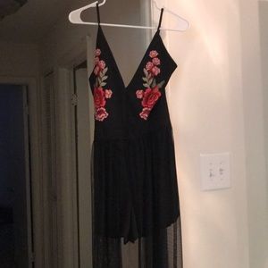 Fashion Nova maxi romper